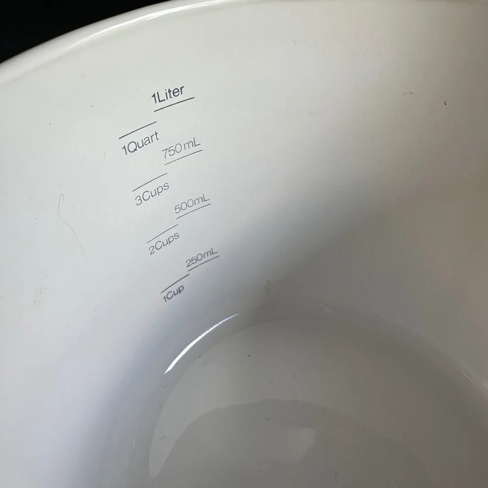 Corning Ware Saucepan Vintage White Pyroceram M-68-B 1 Quart Pour Spout 10.5in
